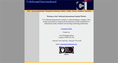 Desktop Screenshot of colebrand.com